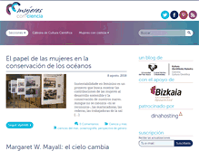Tablet Screenshot of mujeresconciencia.com